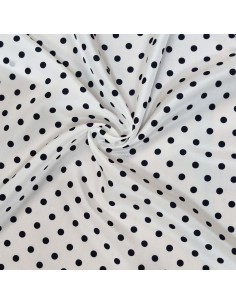 Crepe de chine a pois...